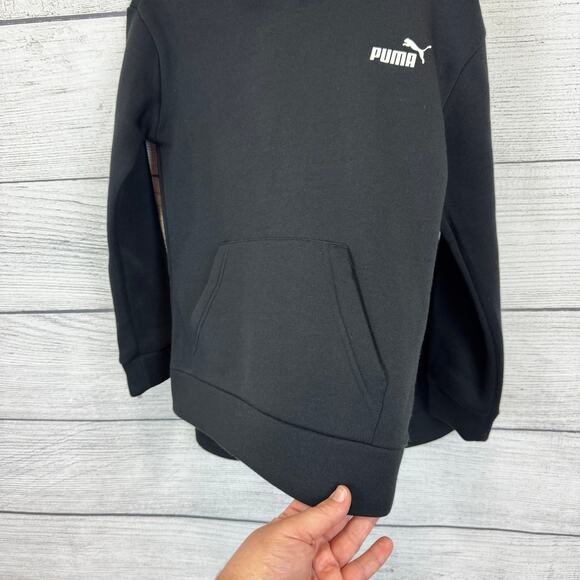 Puma Boy's Black 2pc Hoodie & Shorts Sweat Set Size Small/8 - Picture 2 of 10